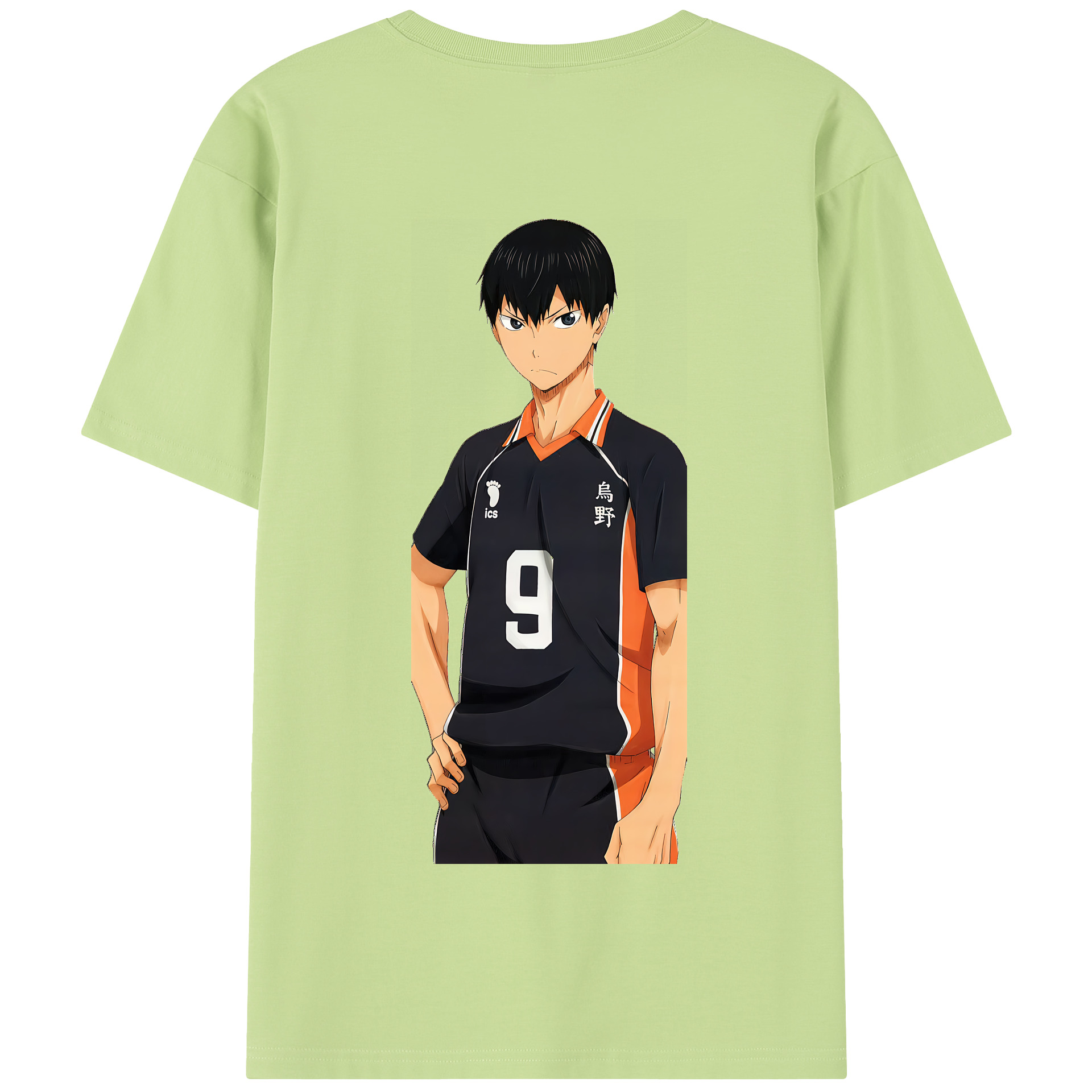 （画像用） ハイキュー!! Haikyu!! 綿100％半袖Tシャツ（背面プリント）